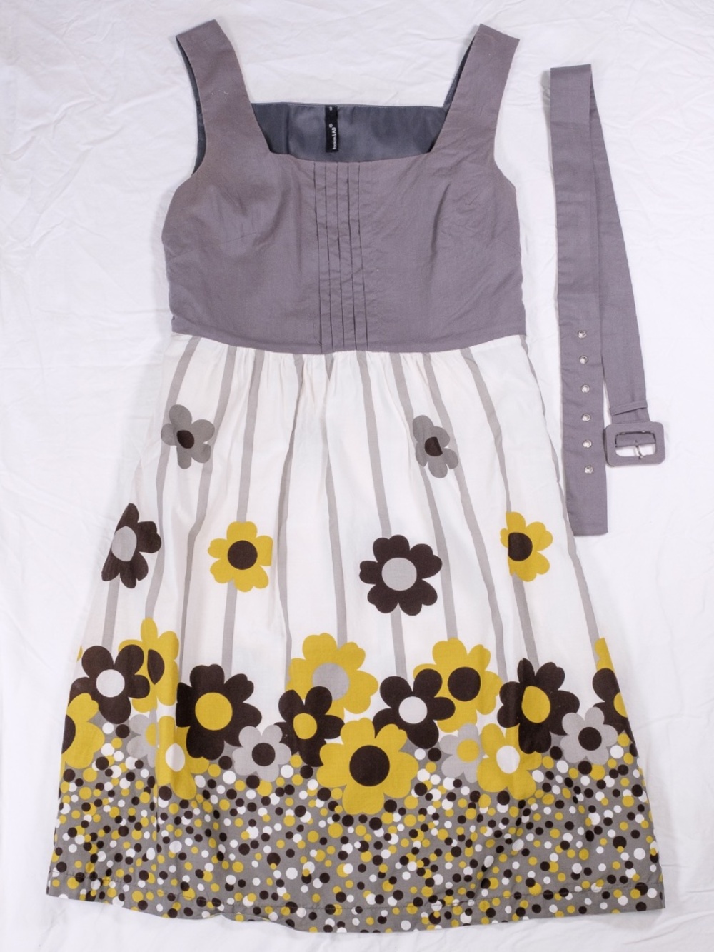 fashionLab Sleeveless Retro Frock Dress S